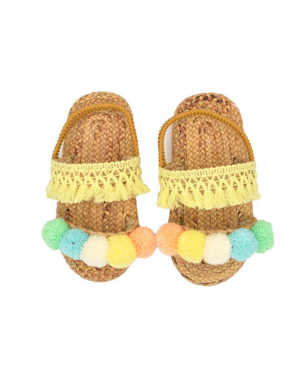 Pon Pon Slippers for Girls