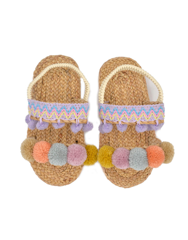 Pon Pon Slippers for Girls