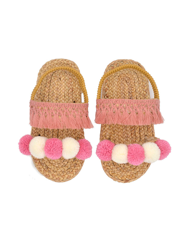 Pon Pon Slippers for Girls