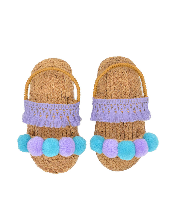Pon Pon Slippers for Girls