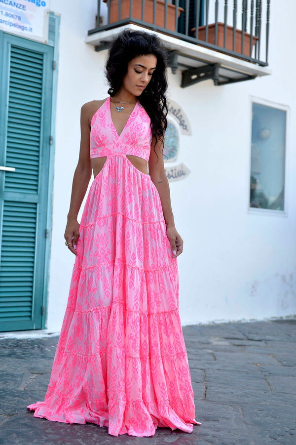 Vestito Ibiza rosa